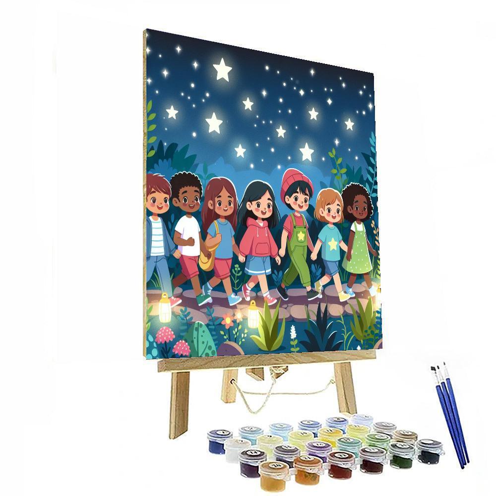 Starlit Garden Adventure Paint By Numbers Kits
