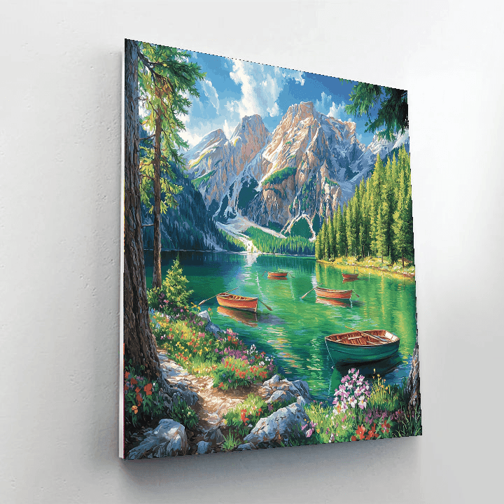 Lago Di Braies Numbered Painting Kits