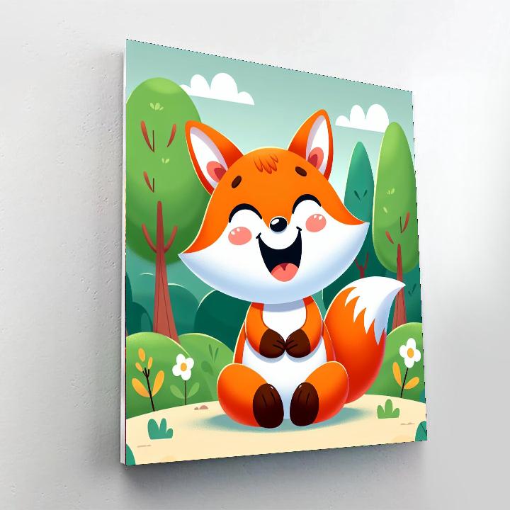 Giggling Fox Numbered Painting Kits