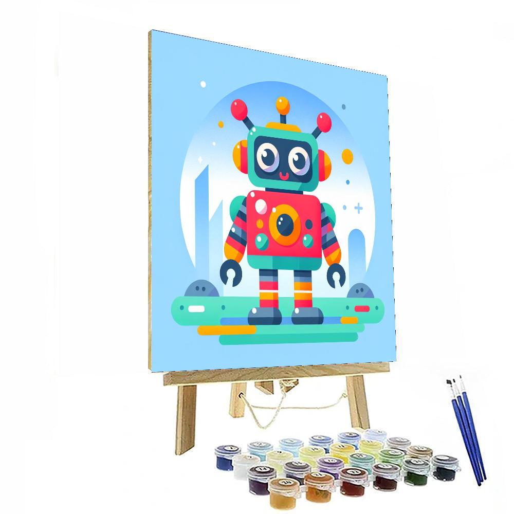Robot Companion Number Painting