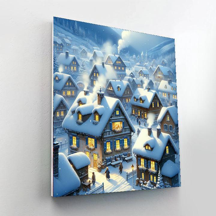 Winter Village Paint By Numbers Kits