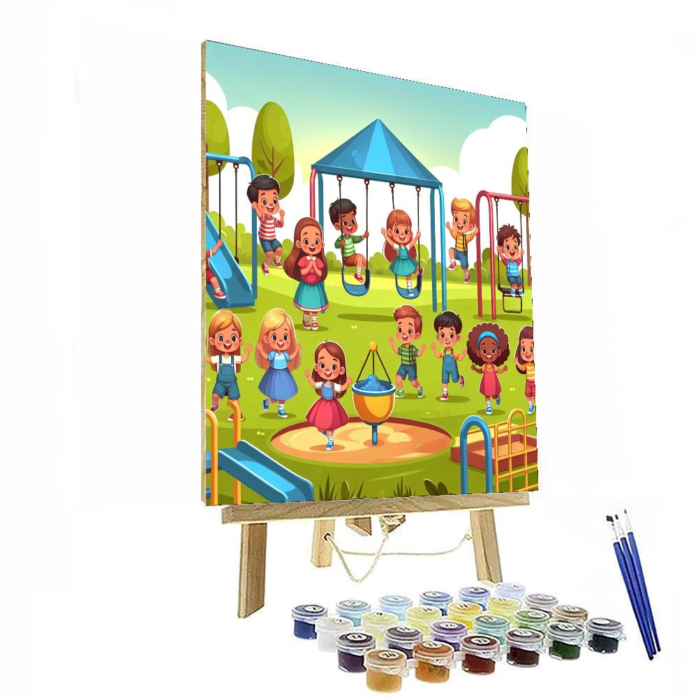 Playground Fun Painting By Numbers Kit
