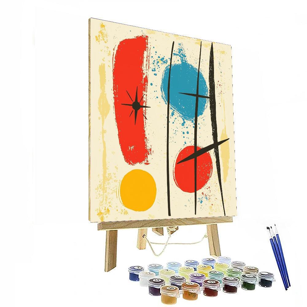 Joan Miró Inspired The Joy Of Colors  Paint By Numbers Art