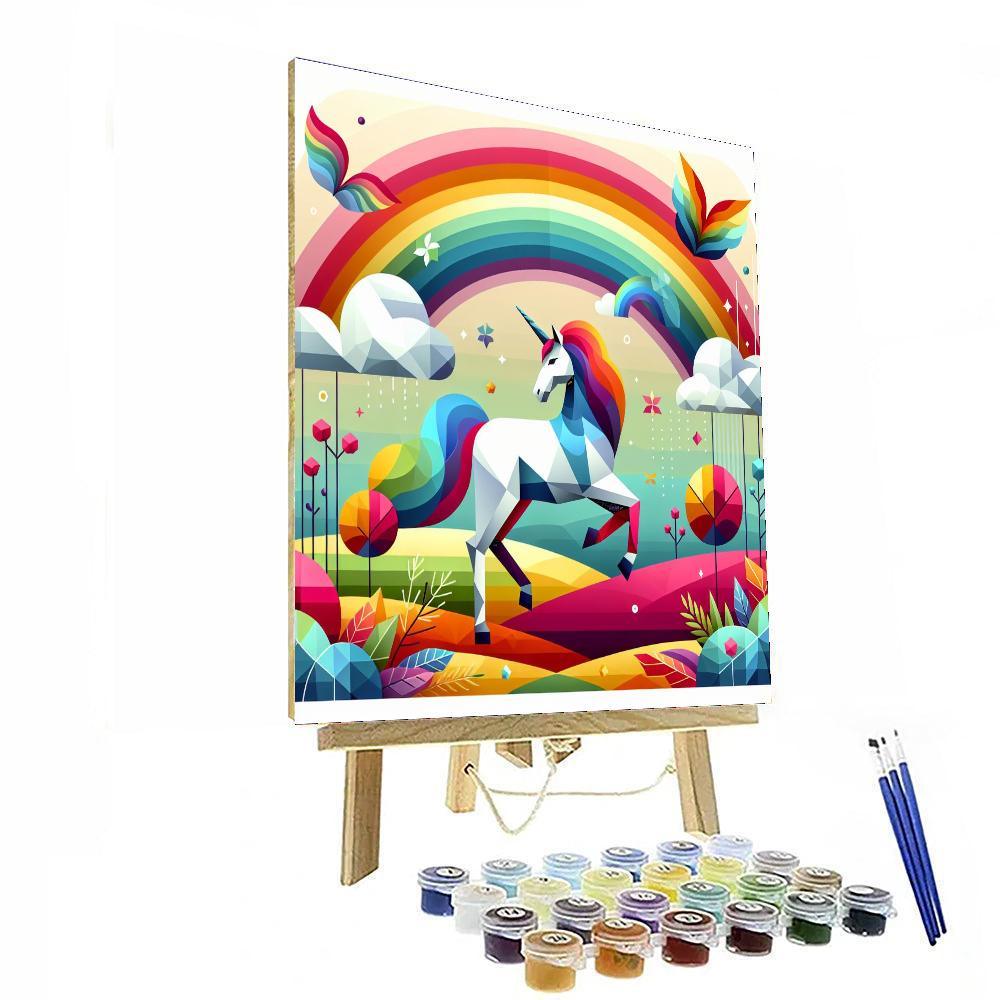 Enchanted Unicorn Journey Paint By Color