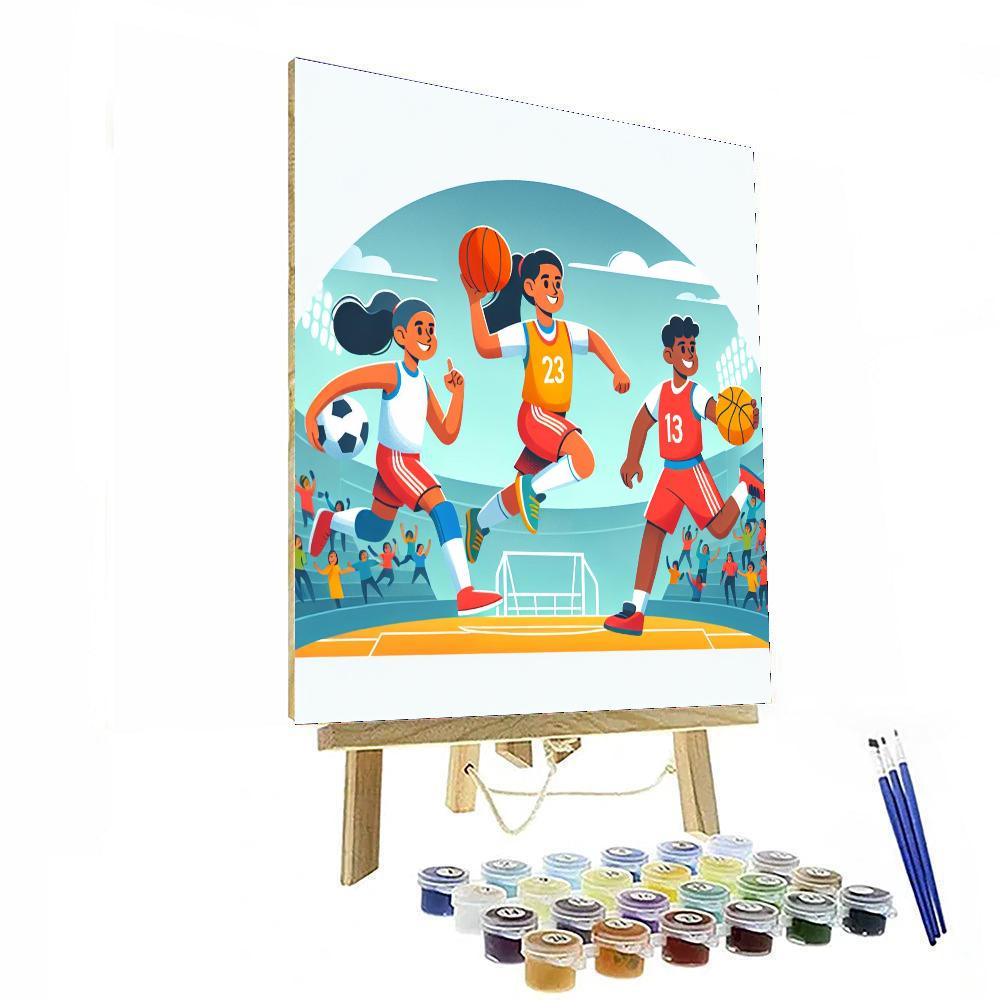 Sports Stars Championship Paint By Number