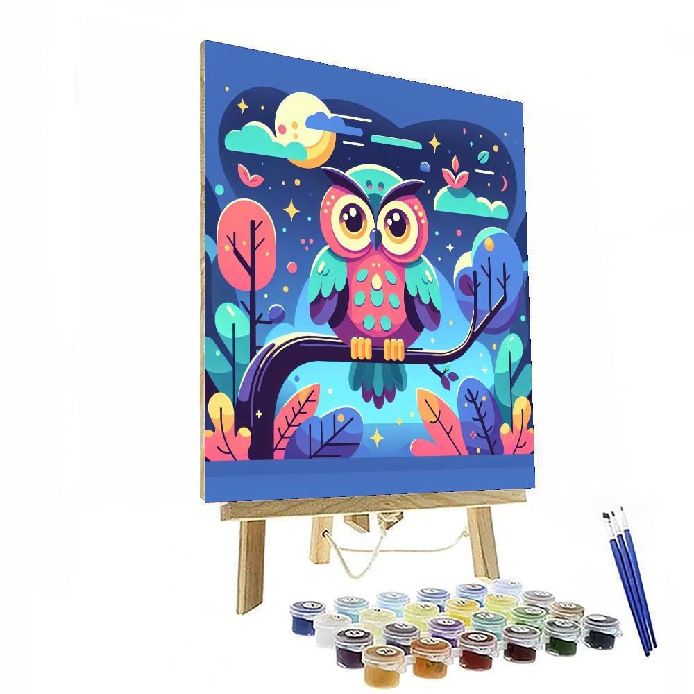 Wondrous Owl Numbered Painting Kits