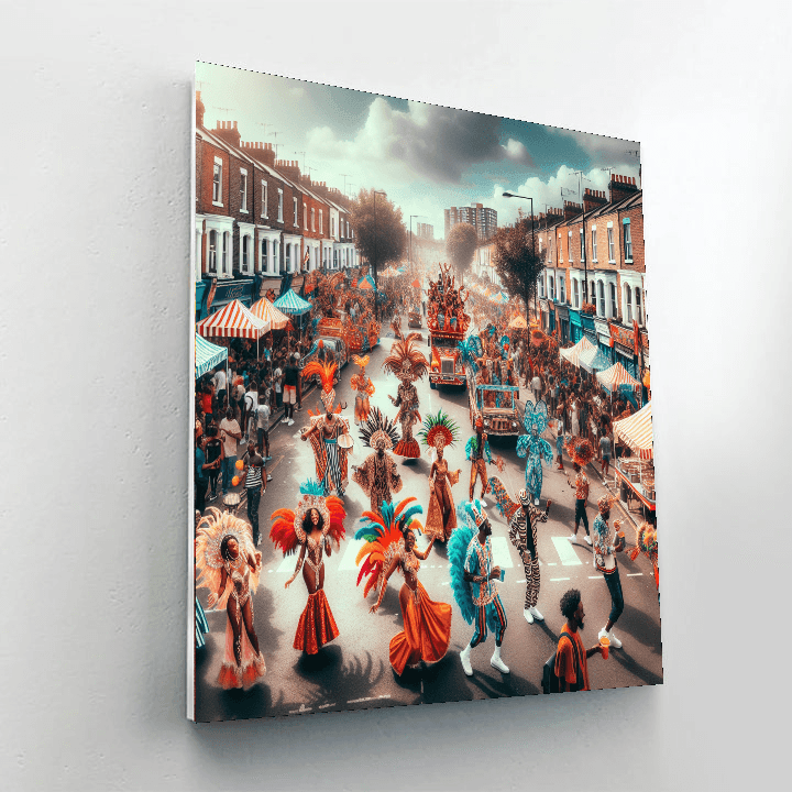 Carnival Of Notting Hill - London, England Painting Number Kit
