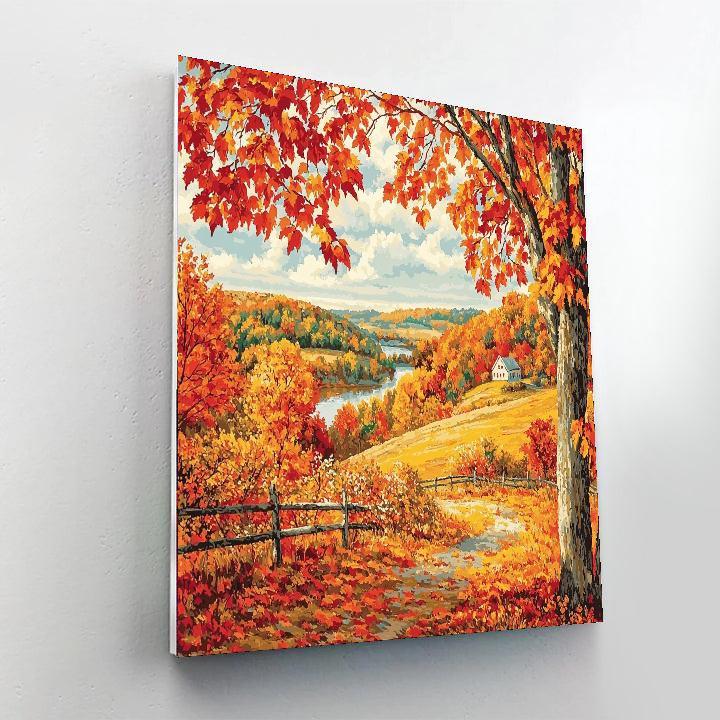 John Constable Inspired Autumn Winds  DIY Paint By Numbers