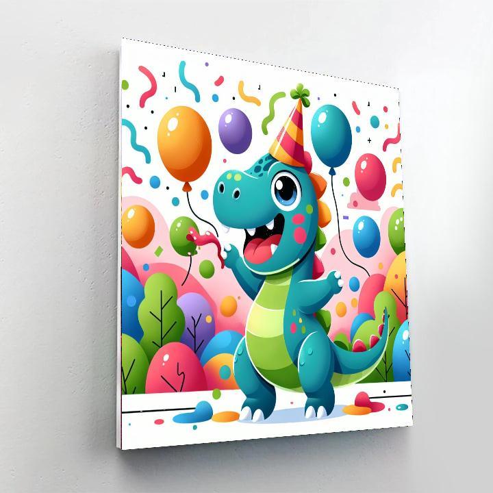 Funky Dino Party Paint By Number