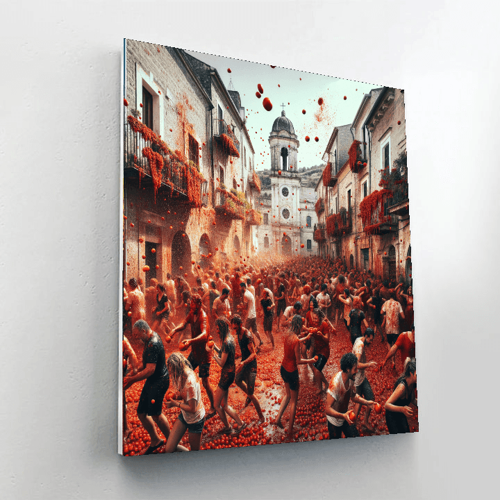 Tomatina Festival - Buñol, Spain Paint By Number