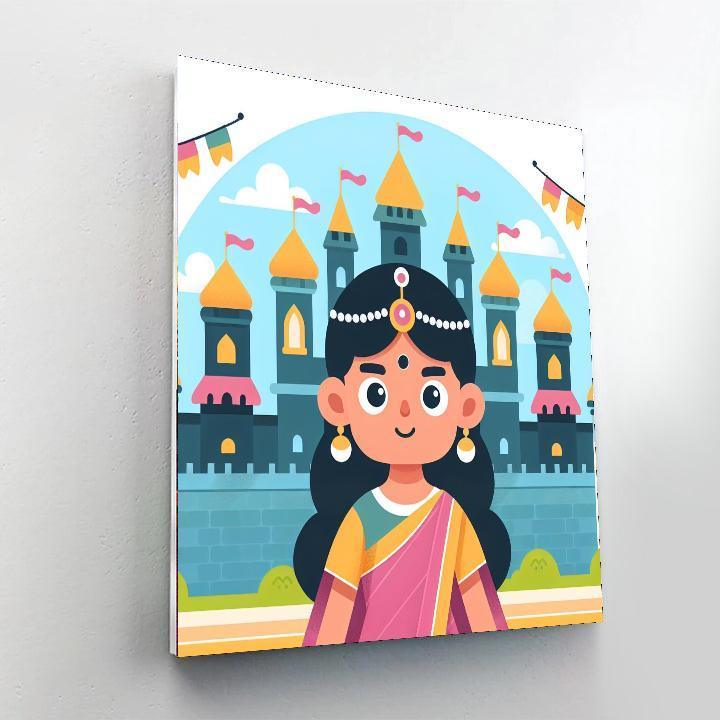 Princess Castle Dreams Numbered Painting Kits