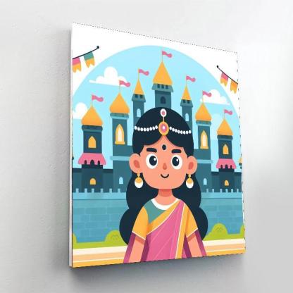 Princess Castle Dreams Numbered Painting Kits