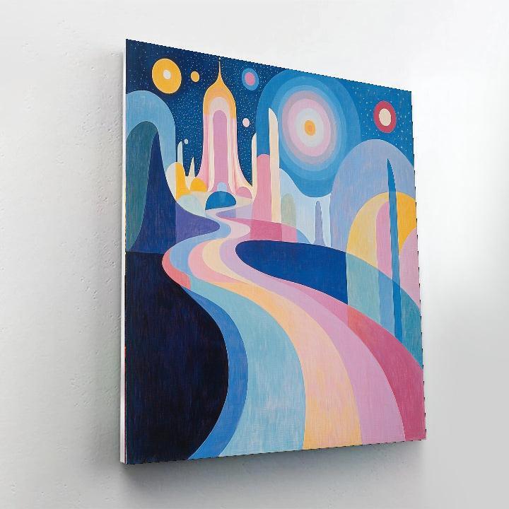 Hilma Af Klint Inspired Astral Wanderlust  Paint By Numbers