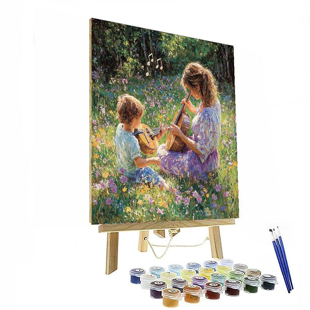 Heartstrings In The Meadow DIY Paint By Numbers