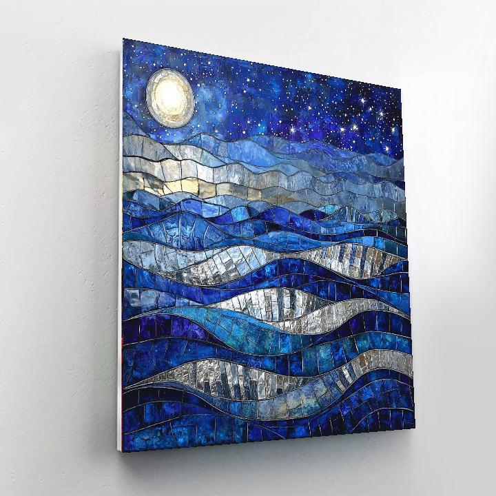 Michelangelo Inspired Celestial Tides Of Tranquility  Numbered Painting Kits