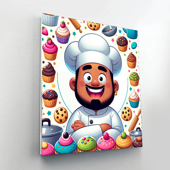 Sweet Bakery Treats Painting By Numbers Kit
