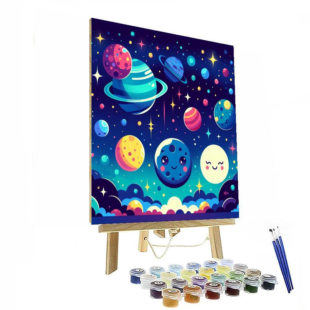 Starlit Sky Adventure Paint By Numbers Art