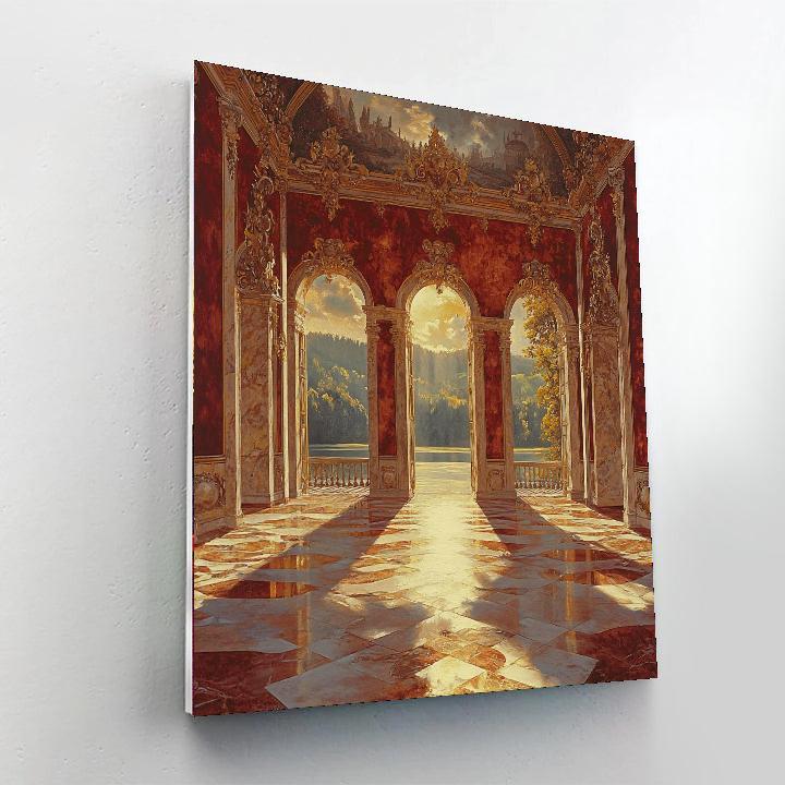 Caravaggio Inspired Crimson Reflections  Painting By Numbers Kit