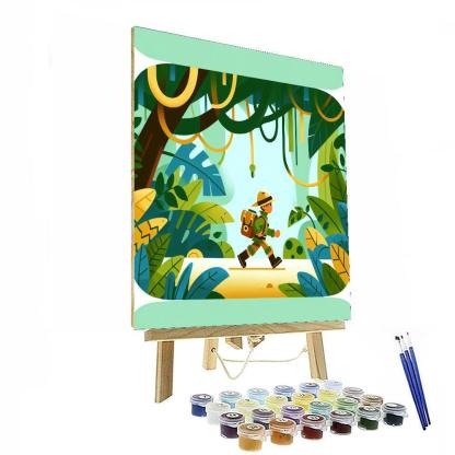 Jungle Adventures Paint By Numbers Art