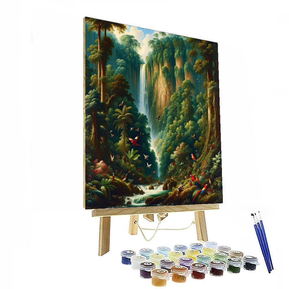 Dreamlike Rainforest Expedition Paint By Color