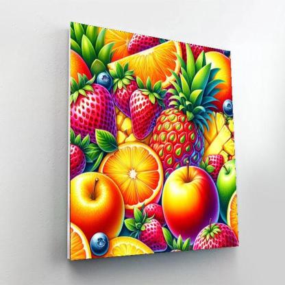 Fabulous Fruit Fiesta Number Painting