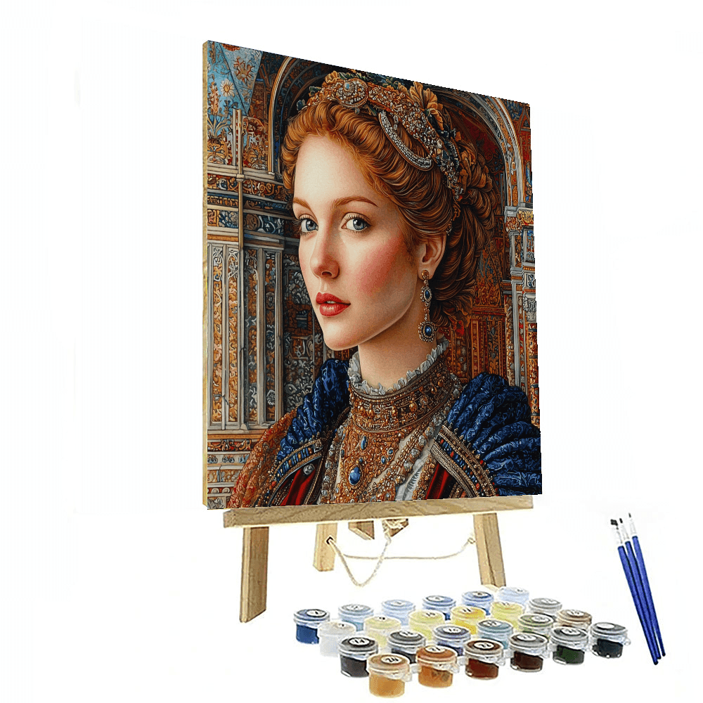 Da Vinci Inspired Renaissance Portrait - DIY Painting By Numbers Kit