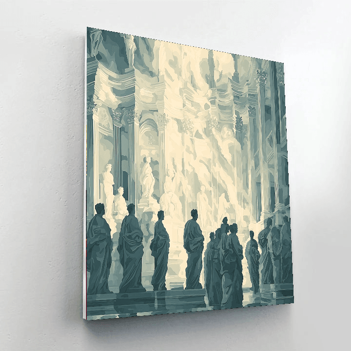 Michelangelo Inspired Sculpted By Light  Painting By Numbers Kit