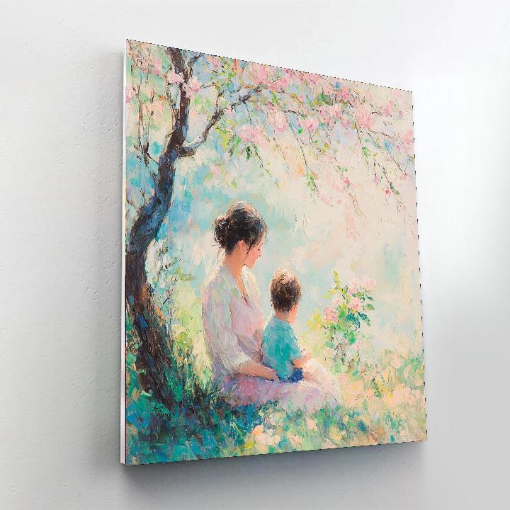 Whispers Of Maternal Love Painting Number Kit