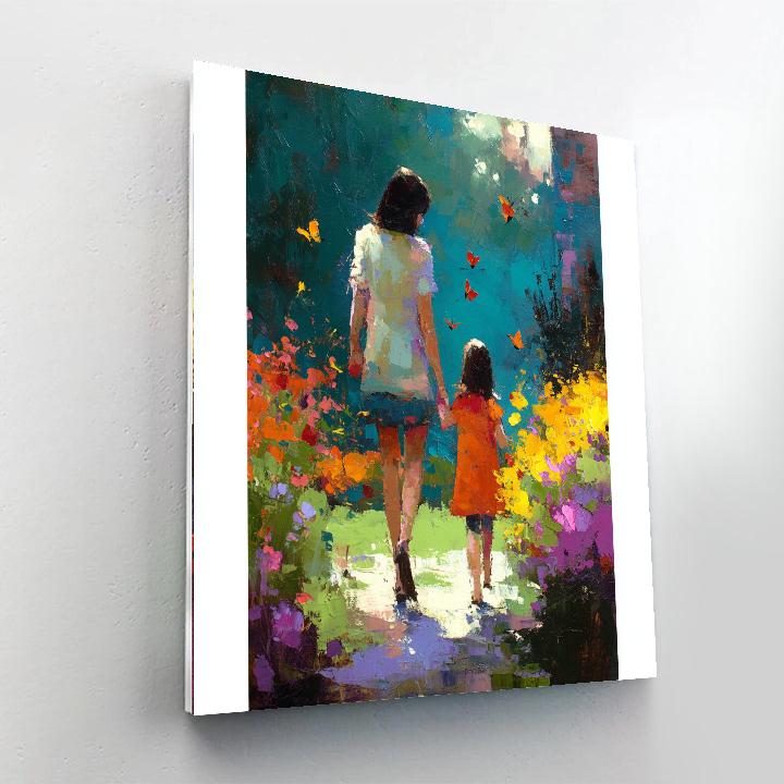 Whimsical Garden Stroll Paint By Color