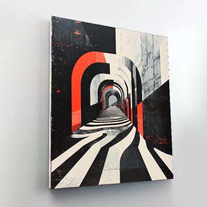 Banksy Inspired Veil Of Illusion  Paint By Color