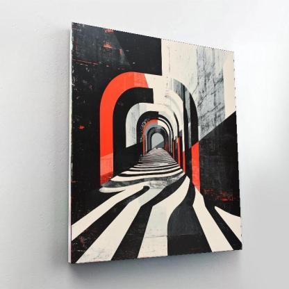 Banksy Inspired Veil Of Illusion  Paint By Color