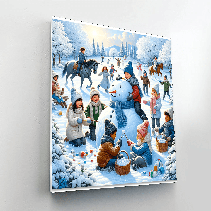 Winter Wonderland Adventures Paint By Color