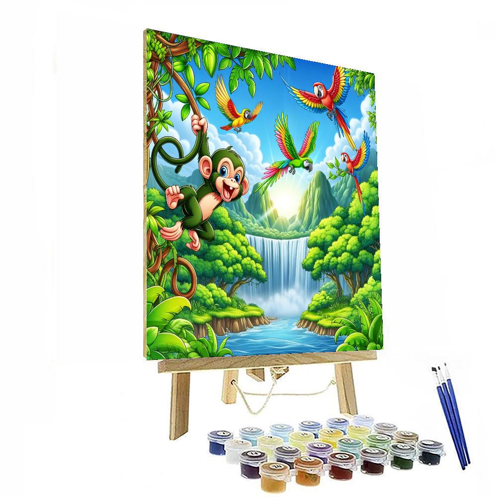 Whirlwind Jungle Expedition Painting Number Kit