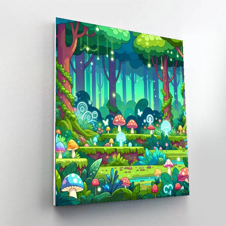 Magical Forest Treasures Painting By Numbers Kit