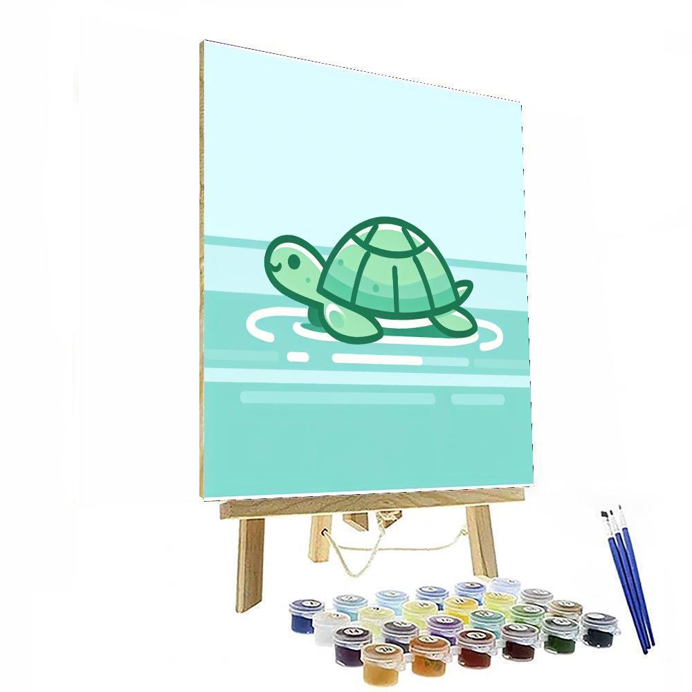 Wise Turtle Tale Paint By Color