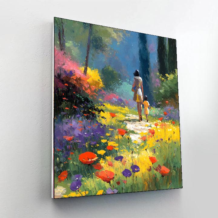 Hearts Among The Blossoms Paint By Numbers Kits