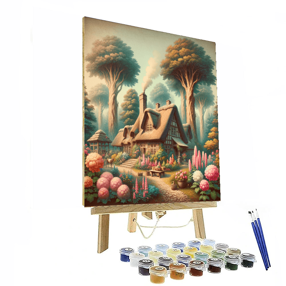 Charming Cozy Cottage Numbered Painting Kits