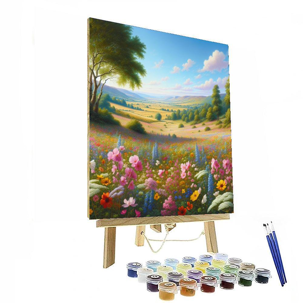 Dreamlike Meadow Harmony Paint By Color
