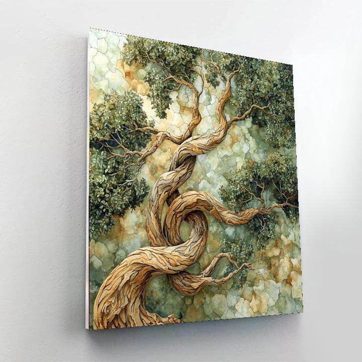 Michelangelo Inspired Enchanted Branches  Painting Number Kit