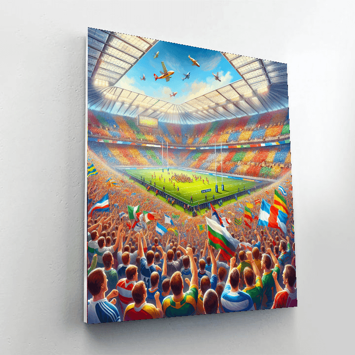 Rugby World Cup - Various Countries Number Painting
