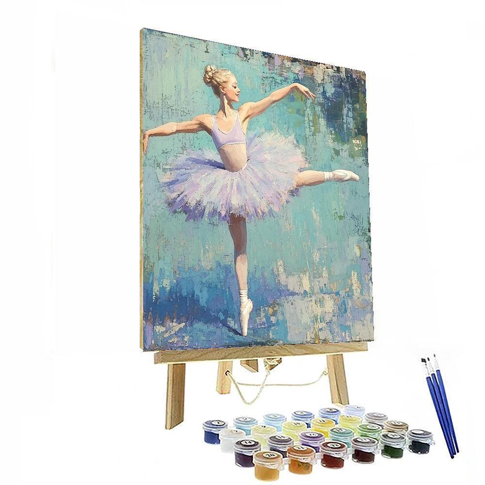 Edgar Degas Inspired Ethereal Dance  Paint By Numbers Art