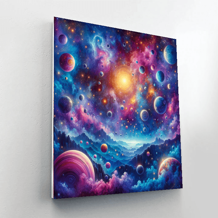 Galactic Adventures Numbered Painting Kits