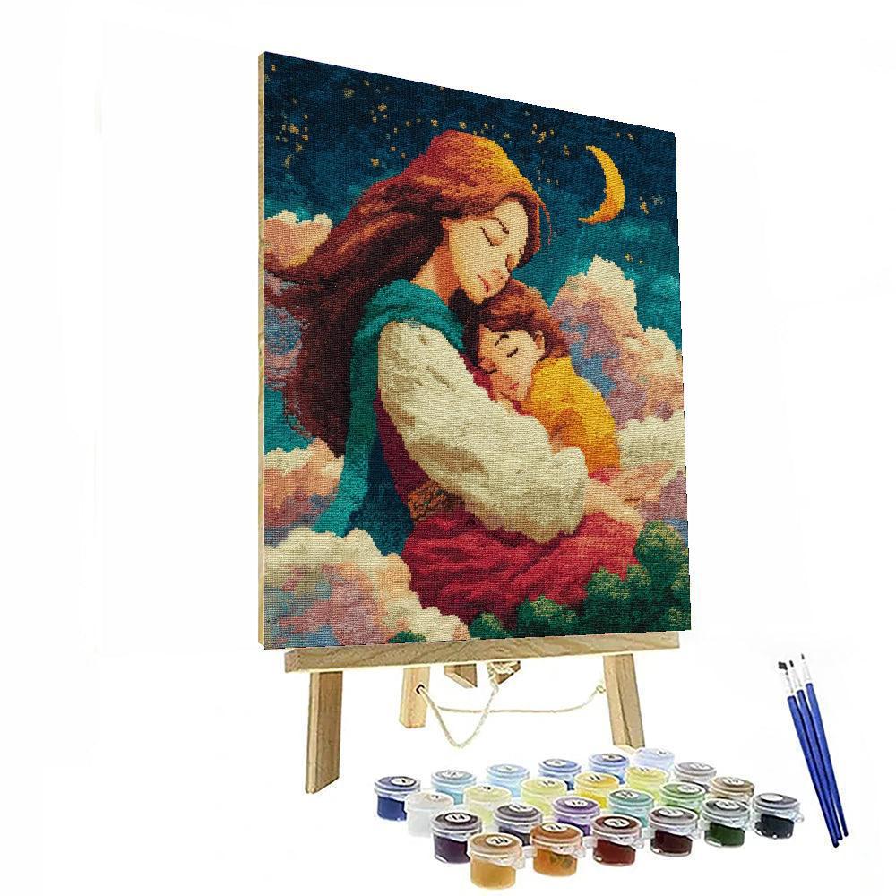 Mother's Embrace Number Painting