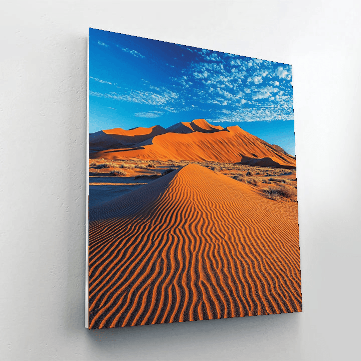 The Red Dunes Of Sossusvlei - Namibia DIY Paint By Numbers