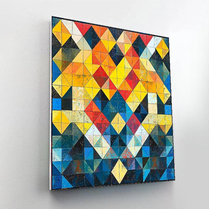 Frida Kahlo Inspired Kaleidoscope Of Life  Numbered Painting Kits