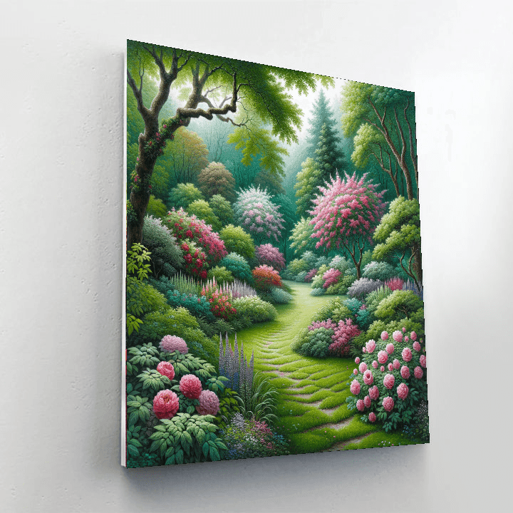 Tranquil Garden Escape Paint By Number