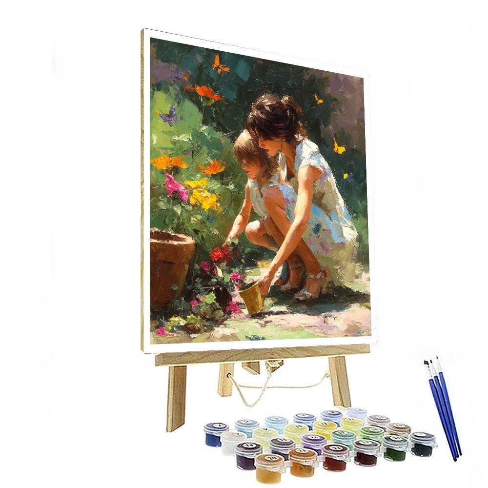 Butterflies Of Love Paint By Color