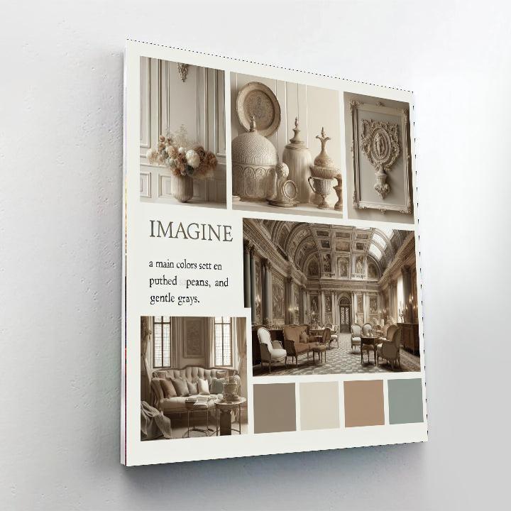 Vintage Charm Escape Numbered Painting Kits