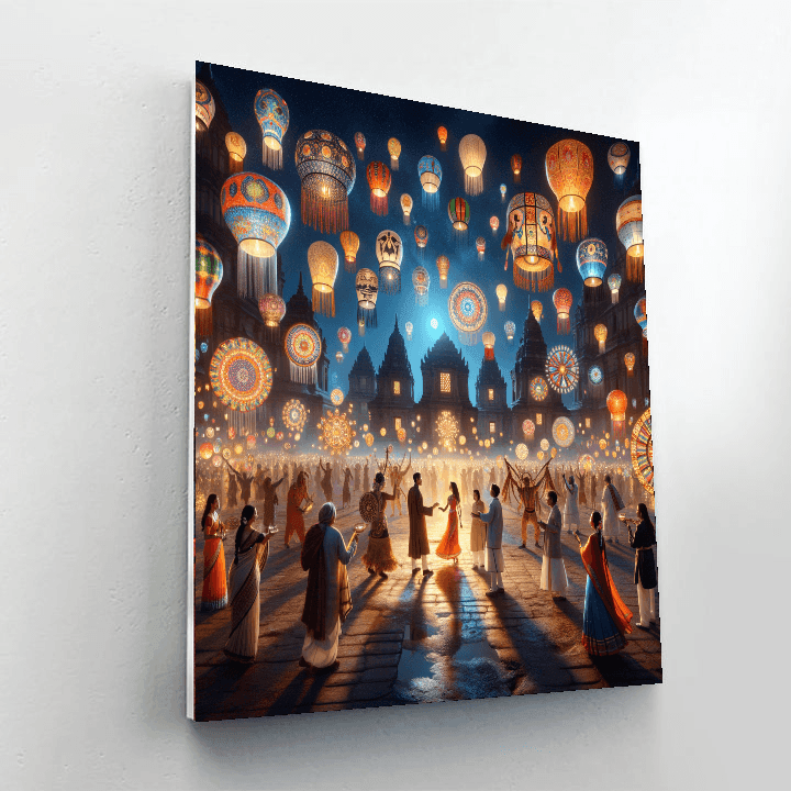 Luminous Lantern Festival - Taiwan Paint By Number