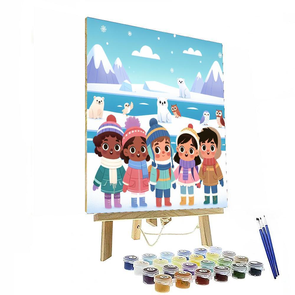 Arctic Wonderland Exploration Paint By Color